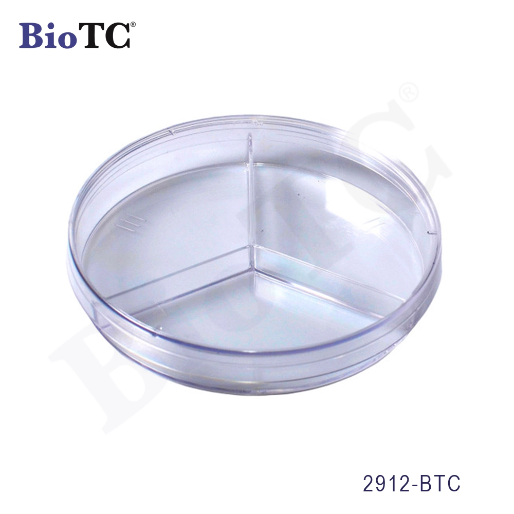 Petri Dishes Polystyrene Stackable Tri Plate, 100x15mm