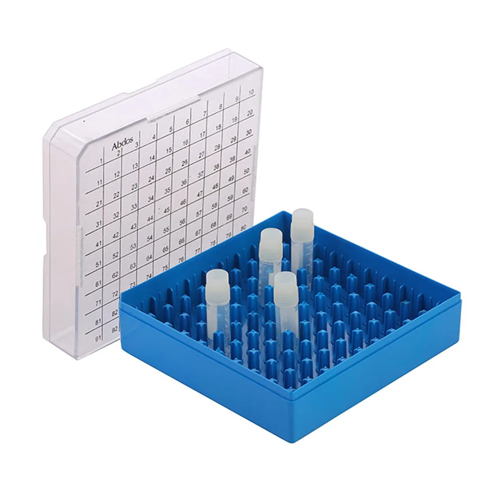 Cryo Storage Box Artic Assorted Polycarbonate 81 Tube Capacity